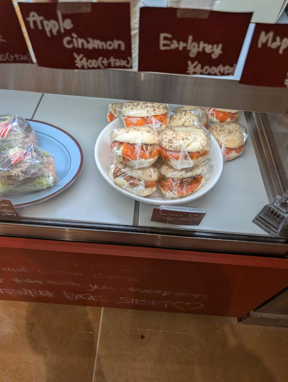 NEWYORK BAGEL STREETのベーグル