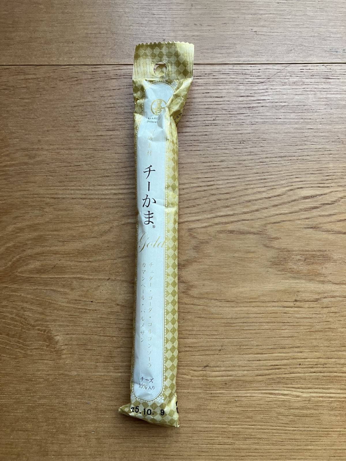 セリア：別撰素材チーかまゴールド