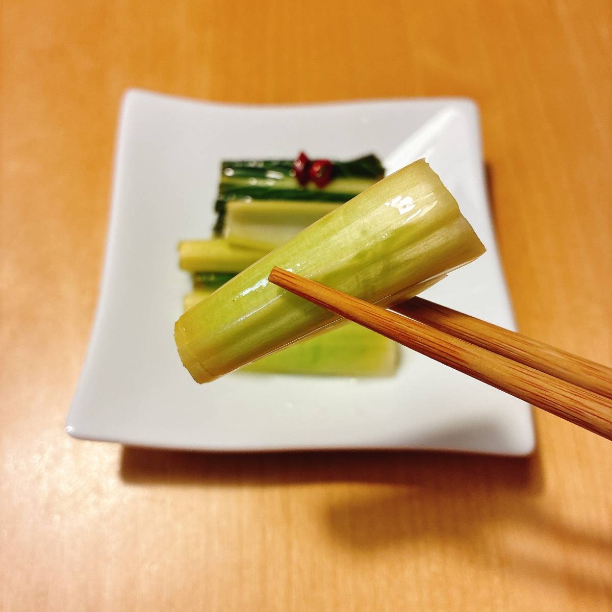 JAグループ公式の「小松菜の甘酢だし漬け」のレシピ