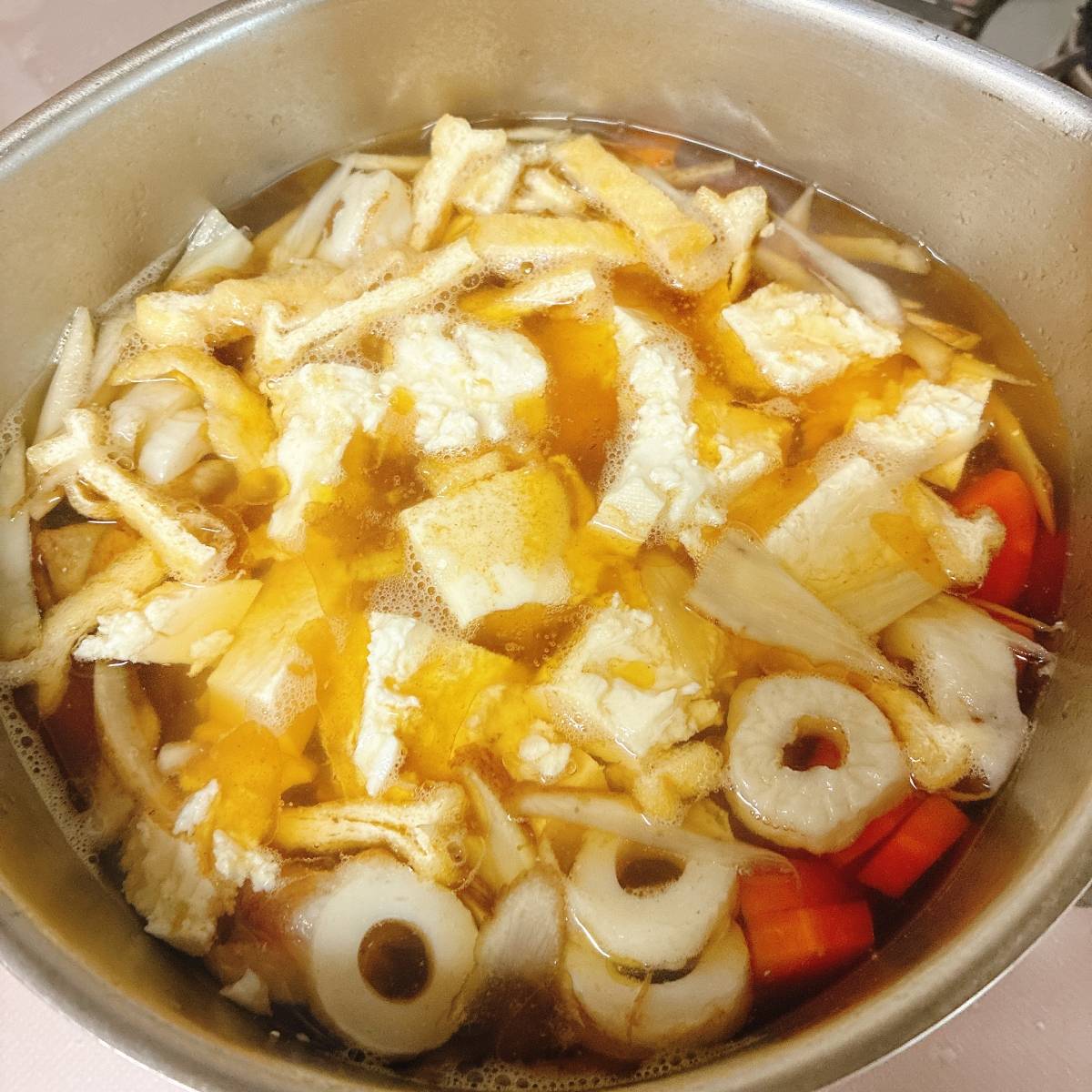 紀文公式の「焼ちくわのけんちん汁」のレシピ
