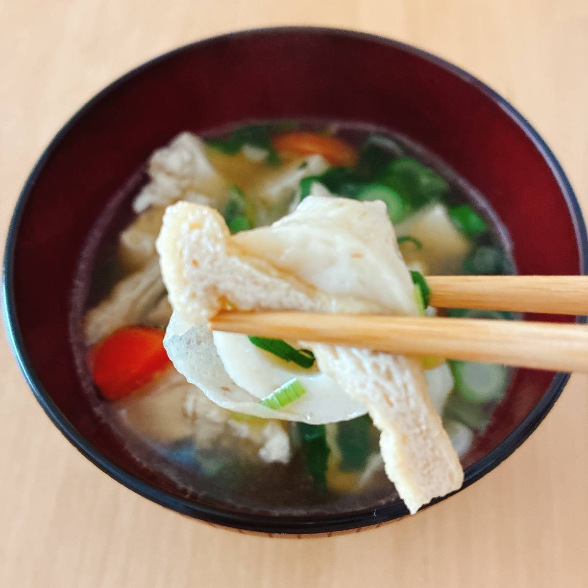 紀文公式の「焼ちくわのけんちん汁」のレシピ