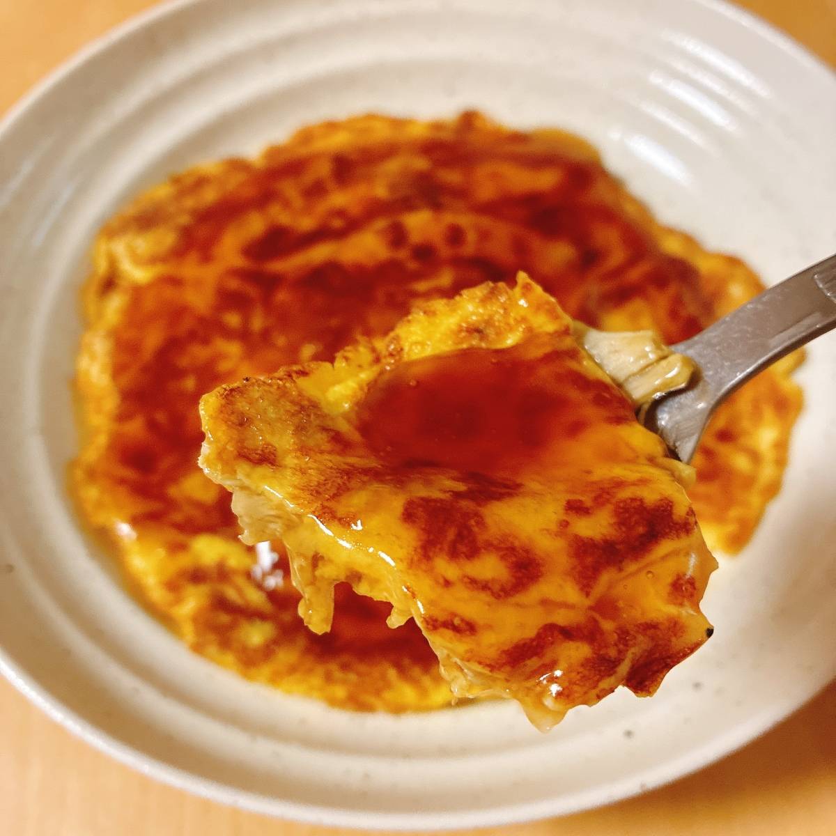 JAグループ公式の「えのきの石づきと皮付き人参で天津飯風」のレシピ