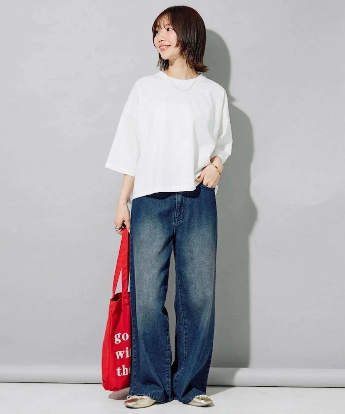 FREAK’S STORE STORATECH クロップド ワイド Tシャツ