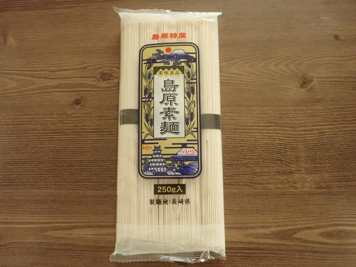 ダイソー：狩野製麺 島原素麺 250g(50g×5束)