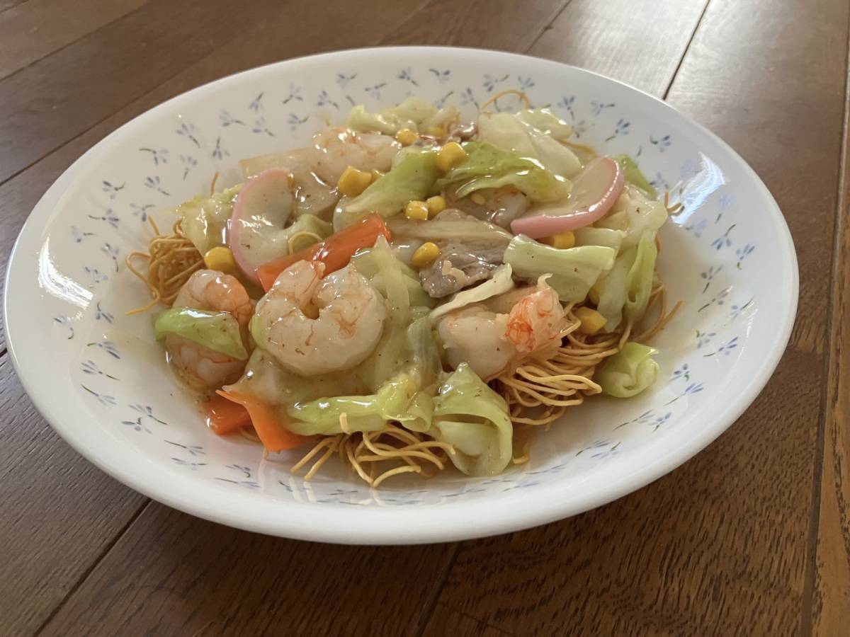 セリア：マルタイ 皿うどん 白湯風味