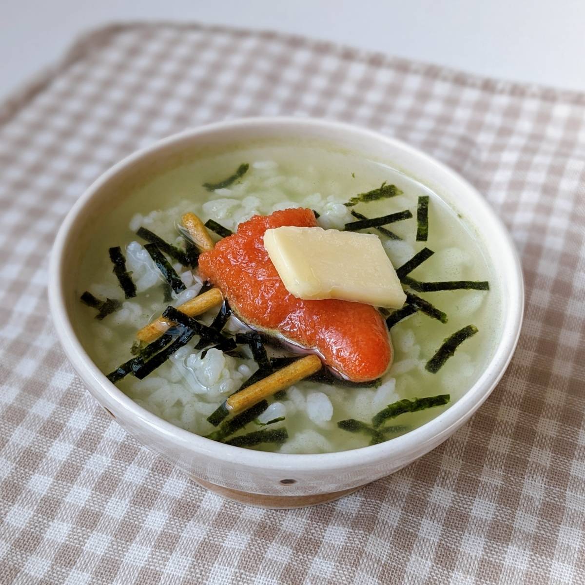 永谷園公式の「たらことバターのお茶づけ」のレシピ