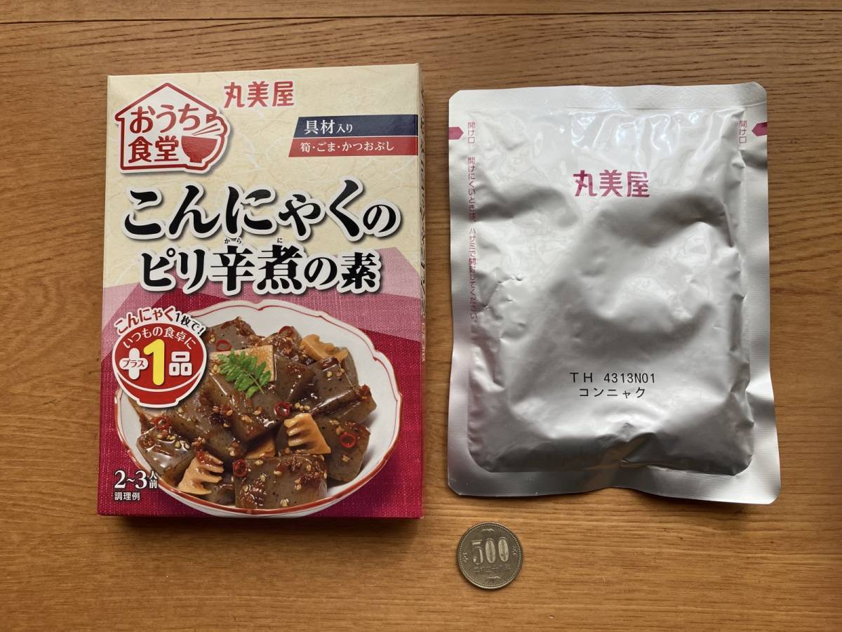 ダイソー：丸美屋 おうち食堂こんにゃくのピリ辛煮の素 140g