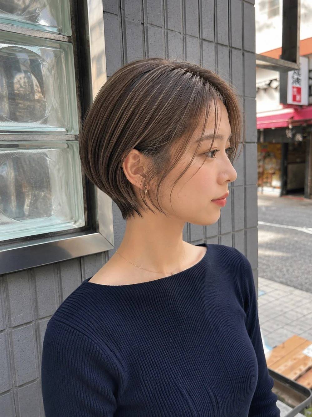 白髪ぼかしハイライト