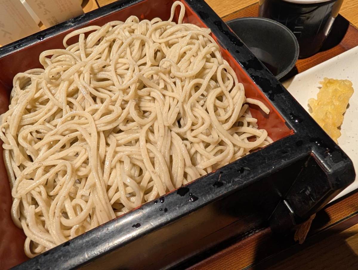 江戸切り 助六そば ぬる燗佐藤 蕎麦
