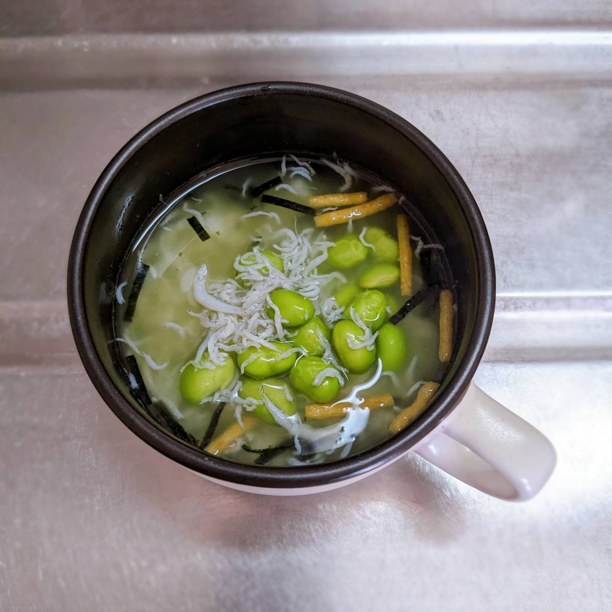永谷園公式の「しらすと枝豆の冷やし茶づけ」のレシピ