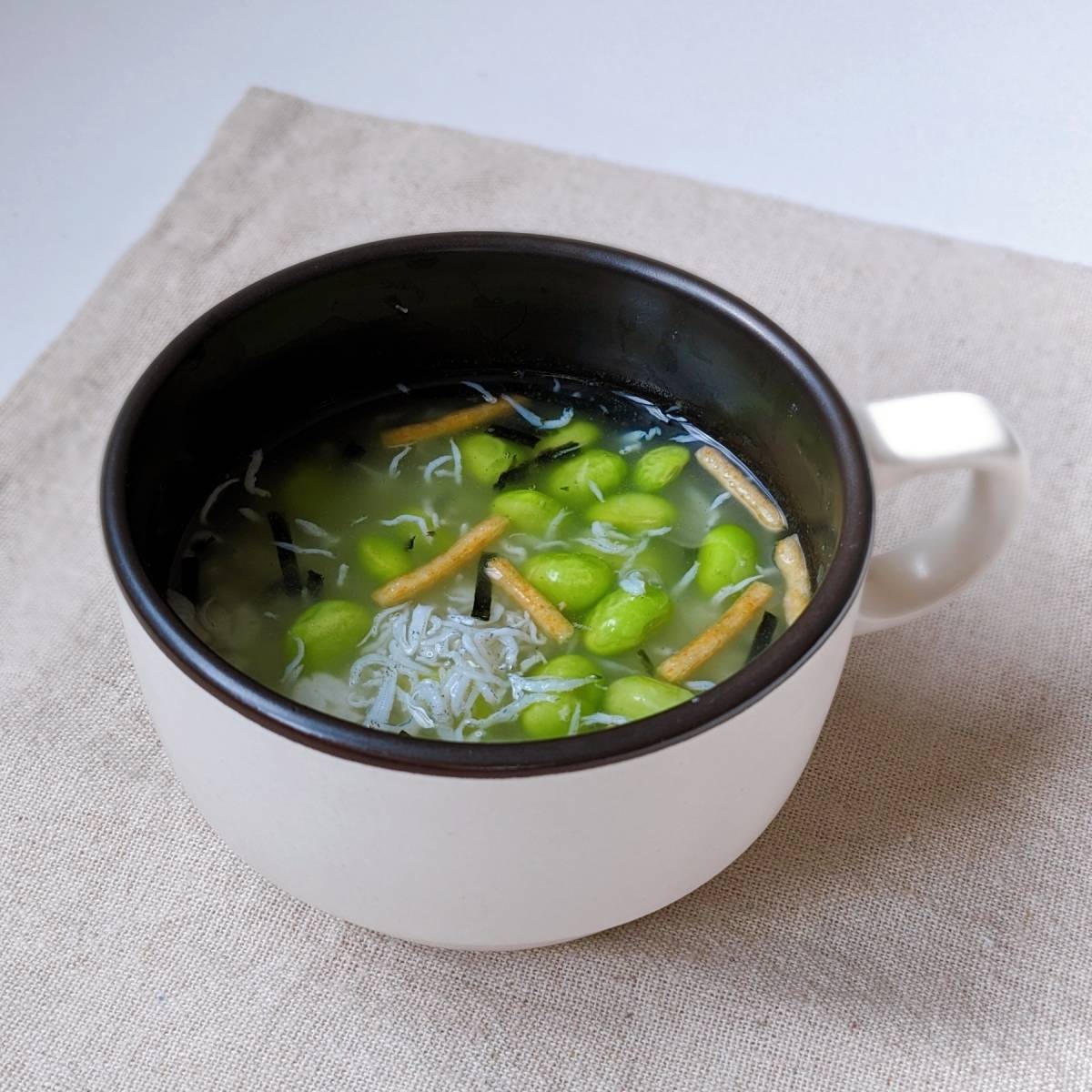 永谷園公式の「しらすと枝豆の冷やし茶づけ」のレシピ