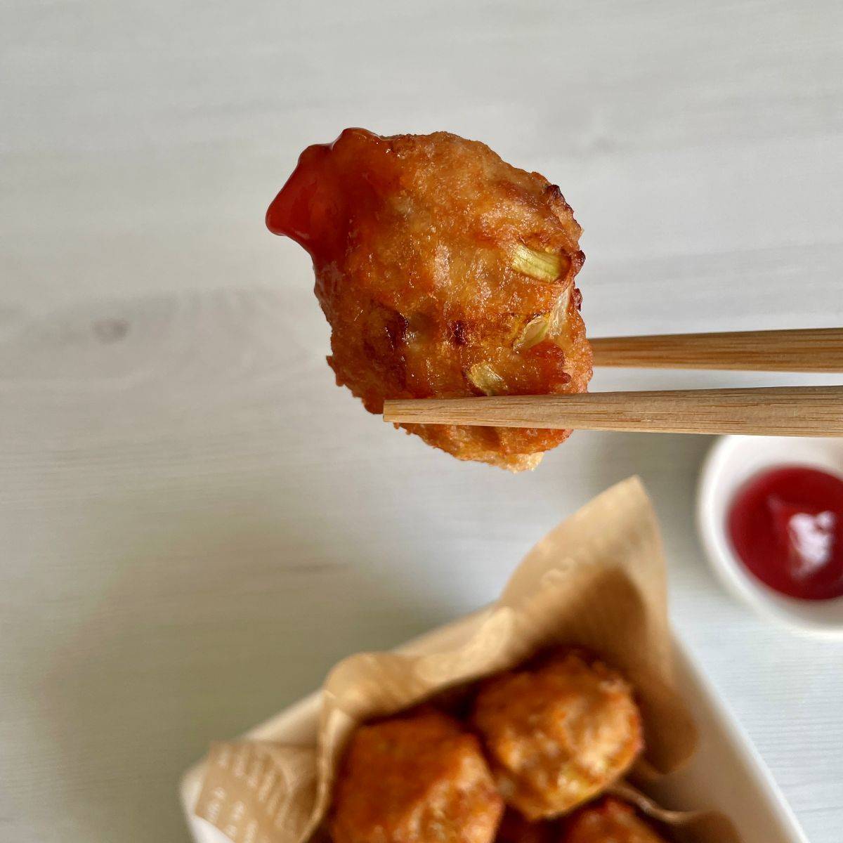 いなば公式の「ツナと鶏肉の落とし揚げ」のレシピ