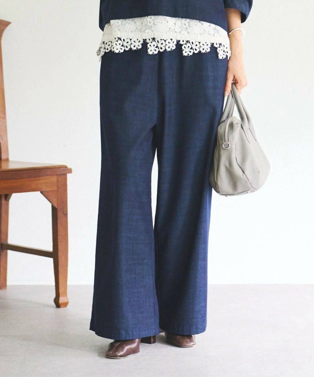 BEARDSLEY マルチウエストリブパンツ
