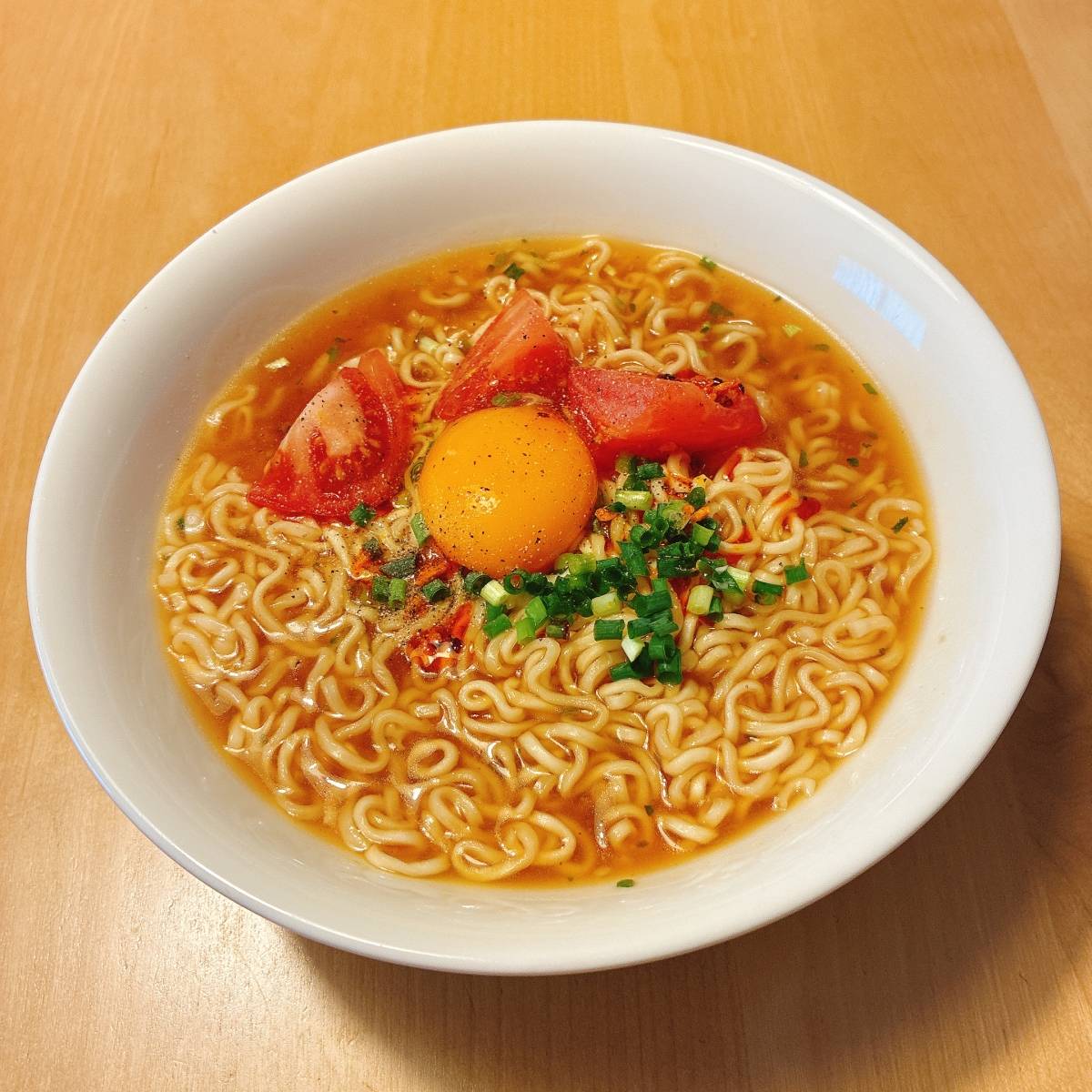 サッポロ一番公式の「レンジで！まぜまぜサンラータンメン」のレシピ