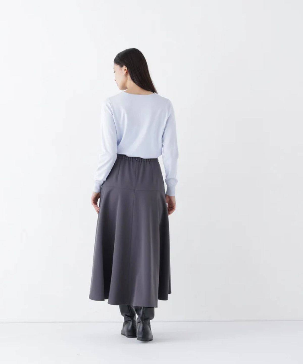 NATURAL BEAUTY BASIC アシメラッフルスカート