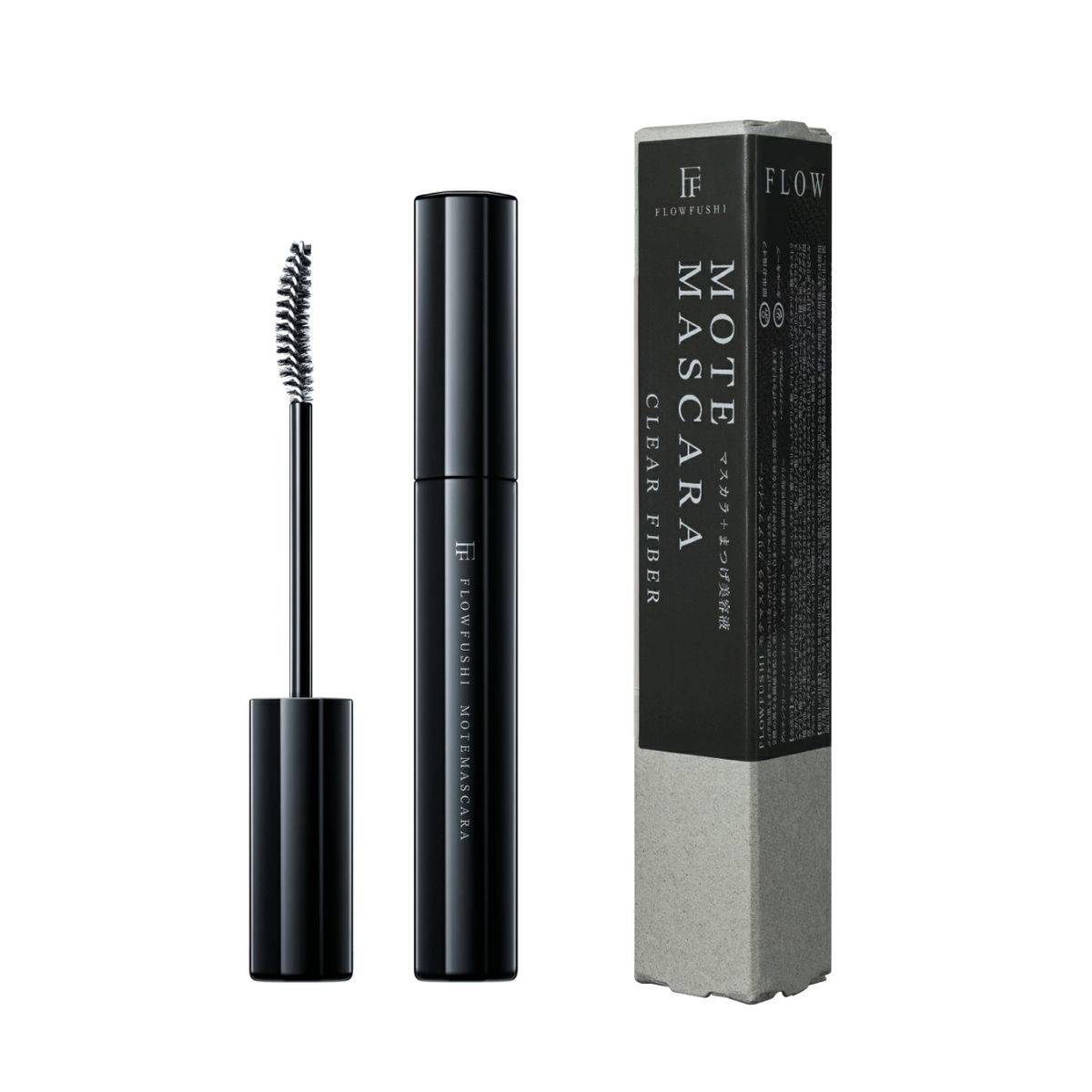 UZU MOTEMASCARA CLEAR FIBER Black