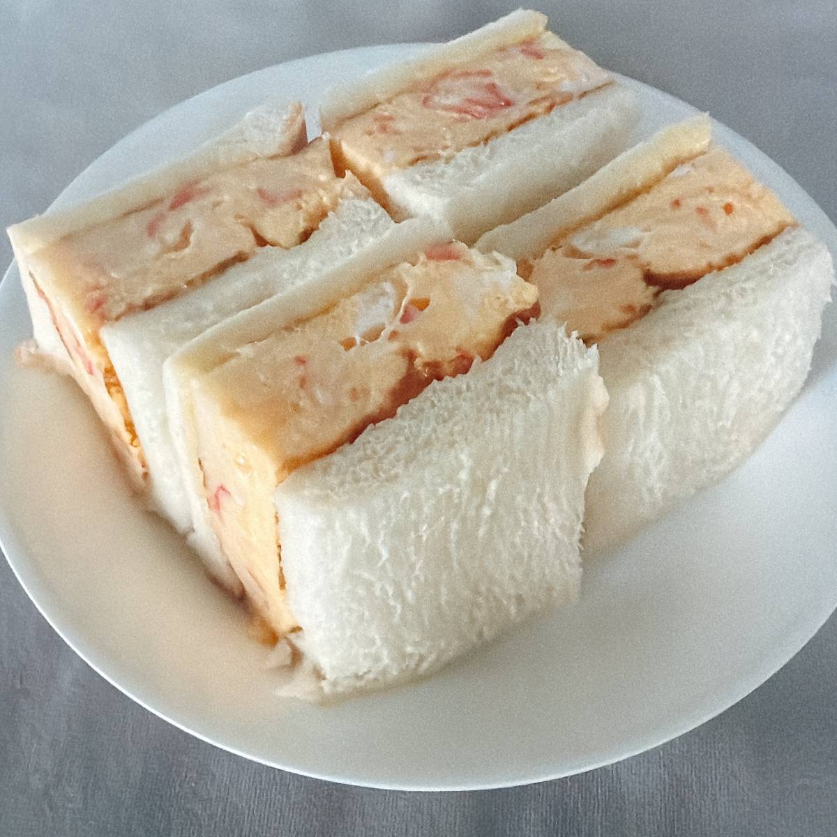いちまさ公式の「カニかま玉子サンド」のレシピ