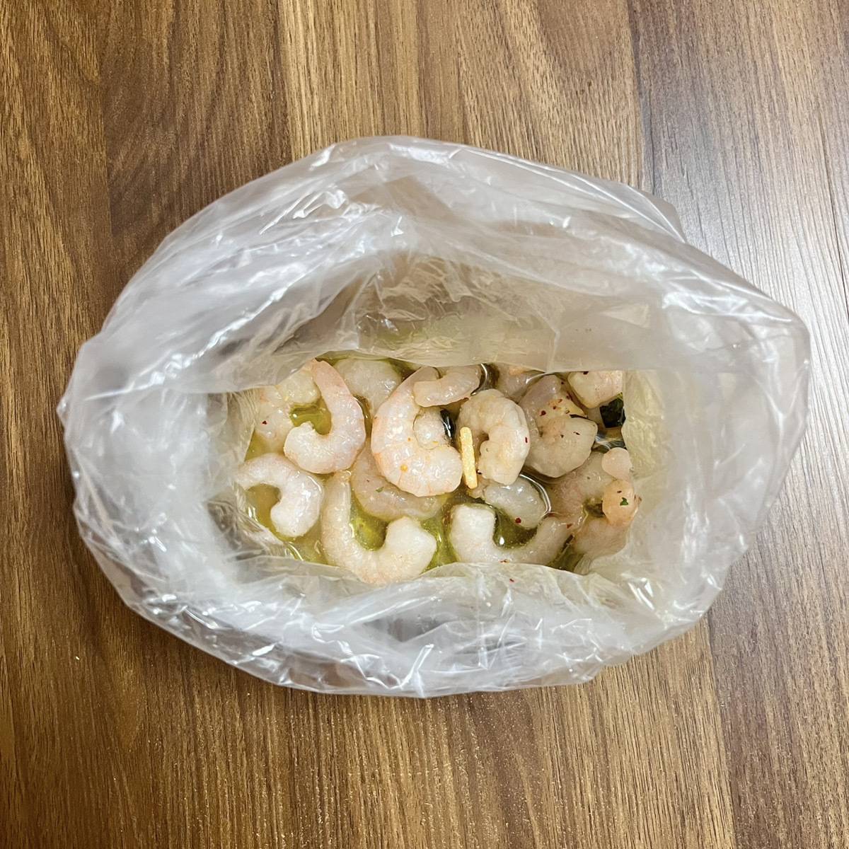 永谷園公式の「待つだけでエビのアヒージョ風」のレシピ