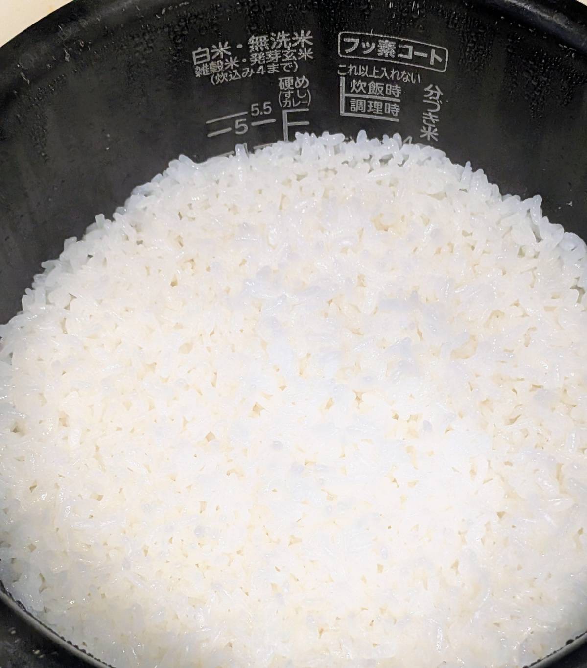 炊飯器のごはん