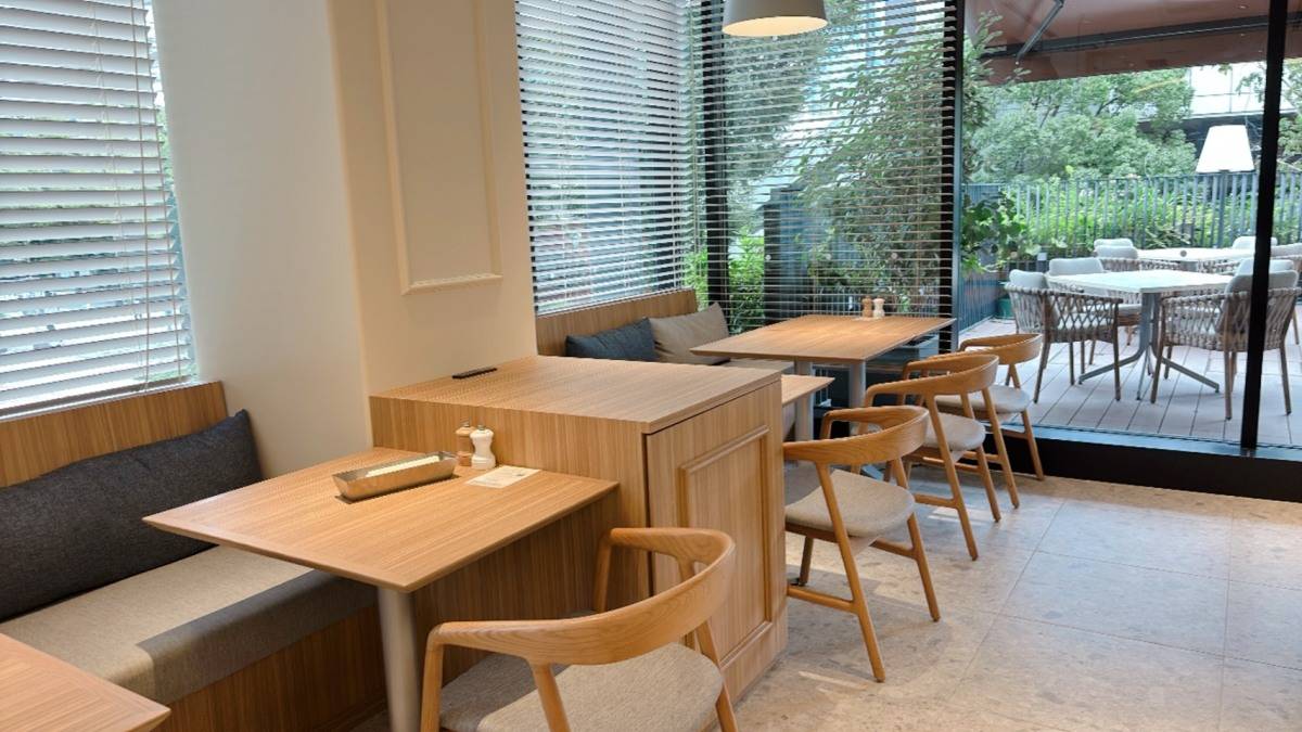 カフェの内観