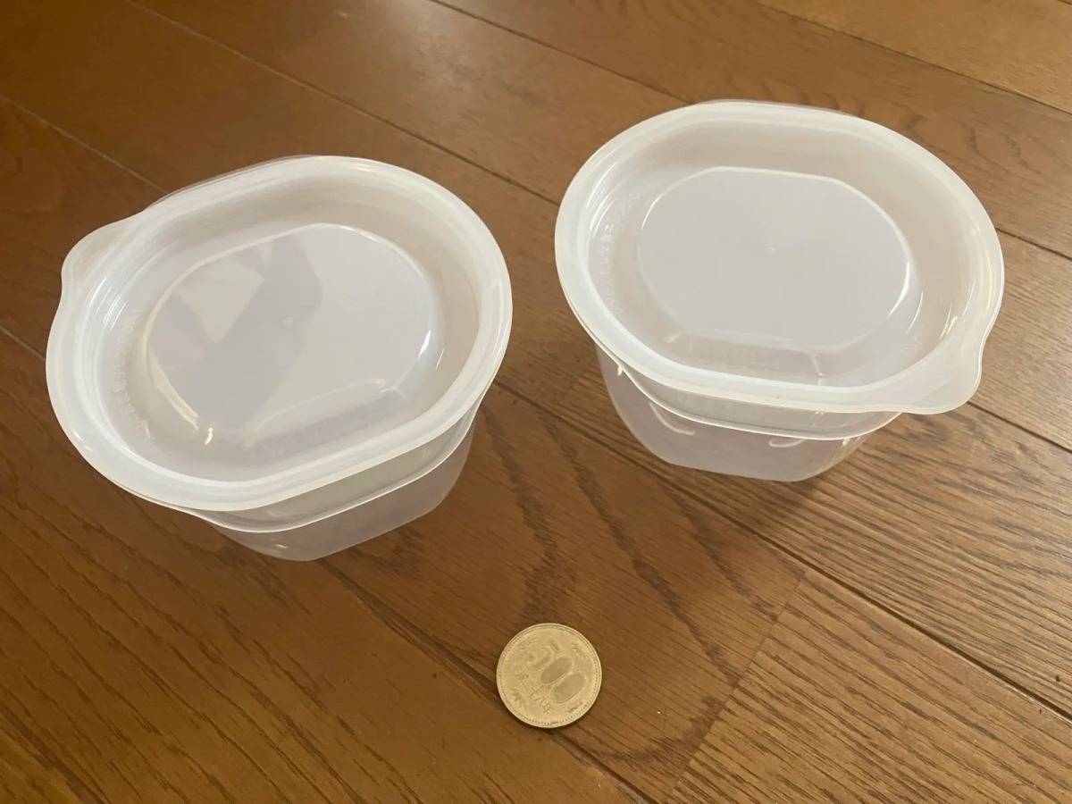 セリア：楽ちんパック ごはん一膳用 2個組