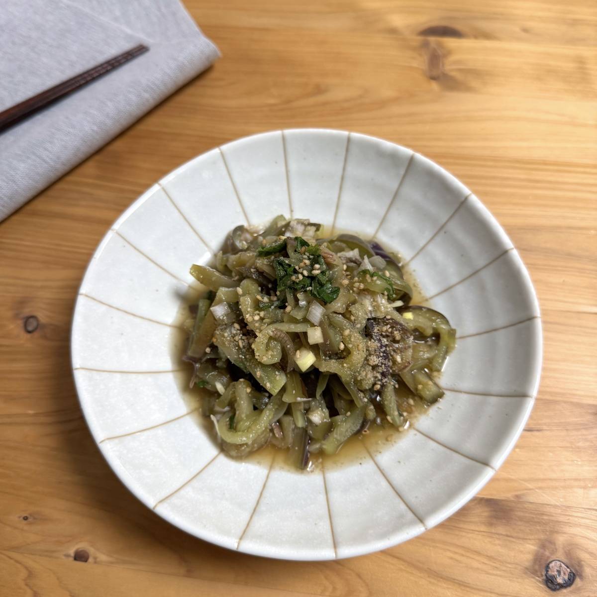JAグループ公式の「なすそうめん」のレシピ