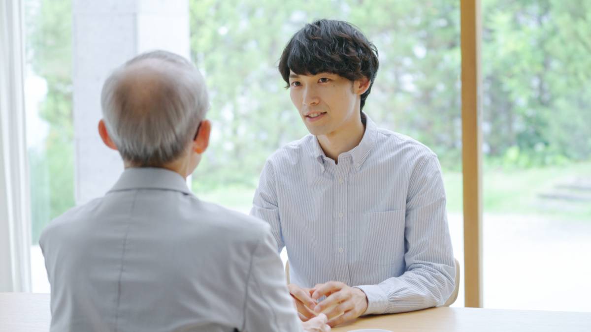 ケアマネージャーの男性