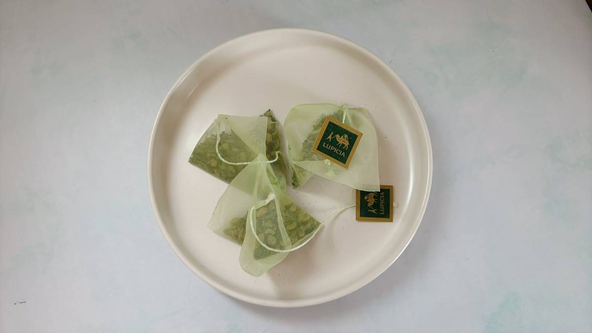 LUPICIAの「抹茶黒豆玄米茶」ティーバッグ