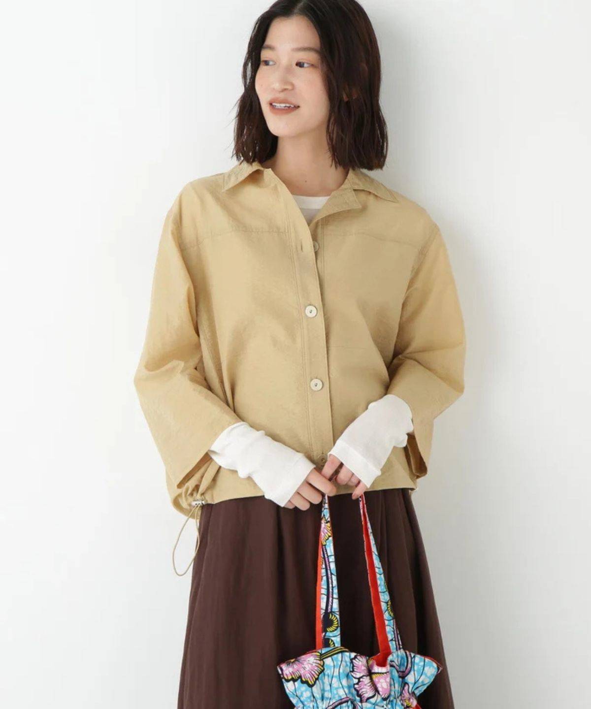 human woman Ｃ／Ｎシアタッサーブルゾン