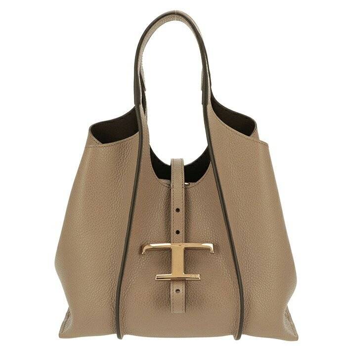 TOD'S T タイムレス レザー ショッピング バッグ ミニ