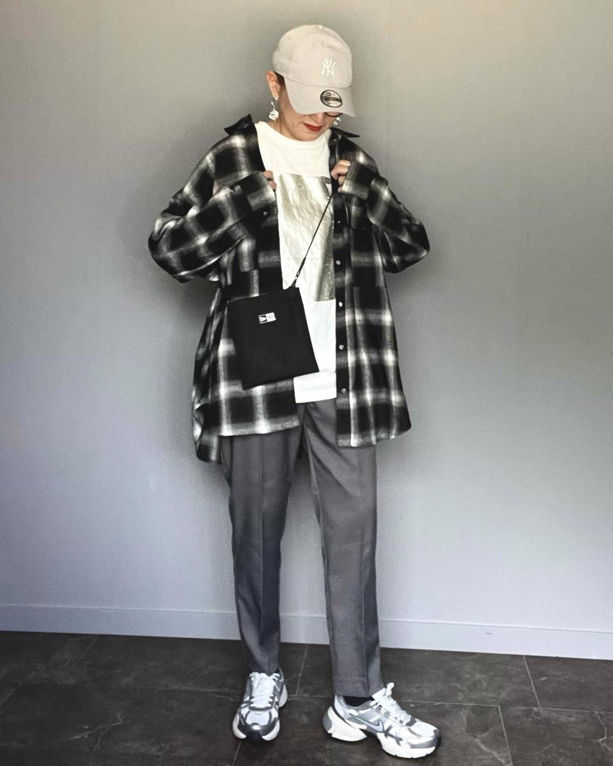 チェック柄シャツを主役にする！
