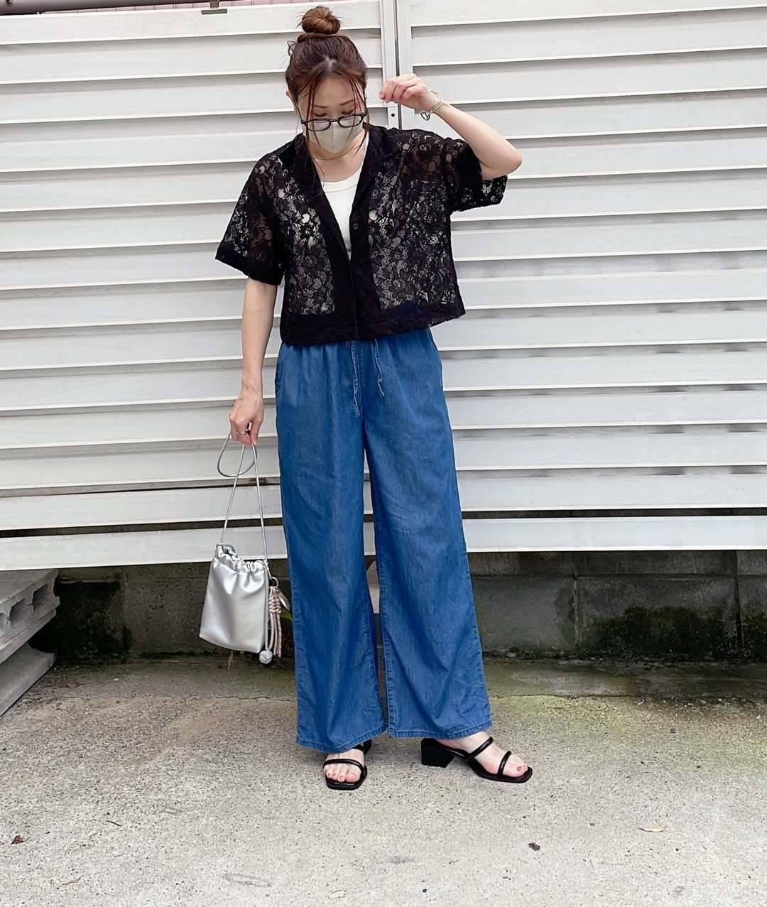 レースカーディガンを主役にする♡