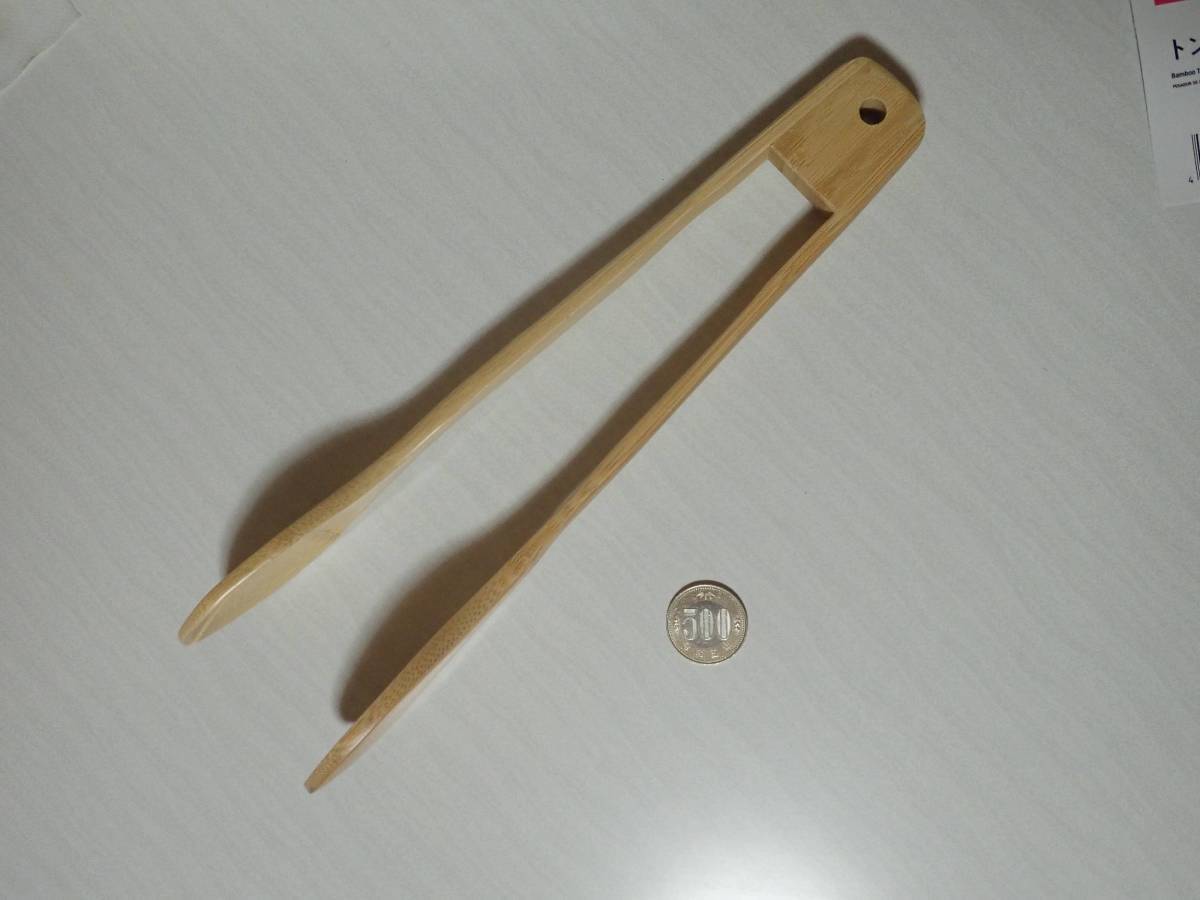 ダイソー：竹製トング