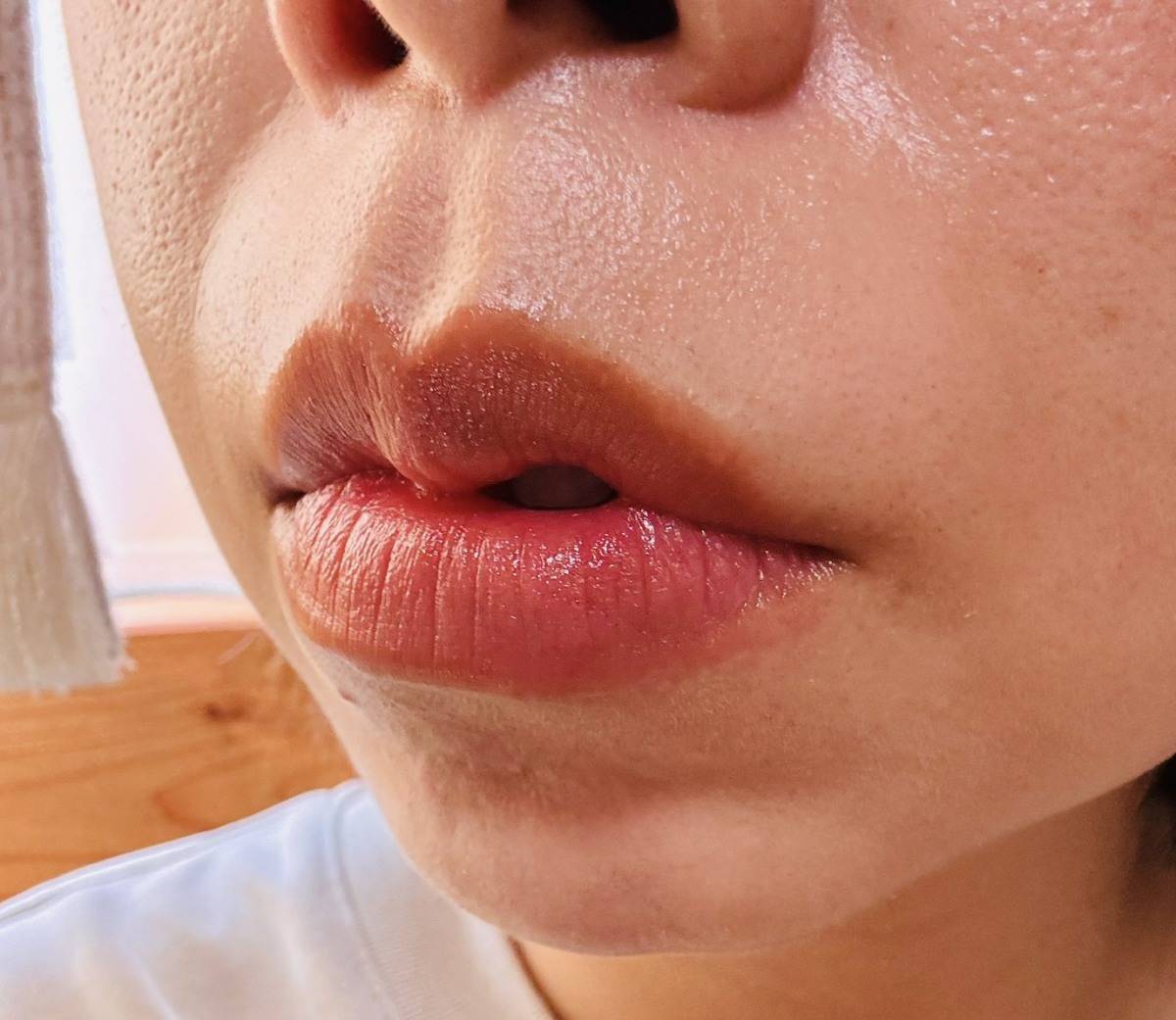 M·A·C「ラスターガラス シアー シャイン リップスティック」スウォッチ