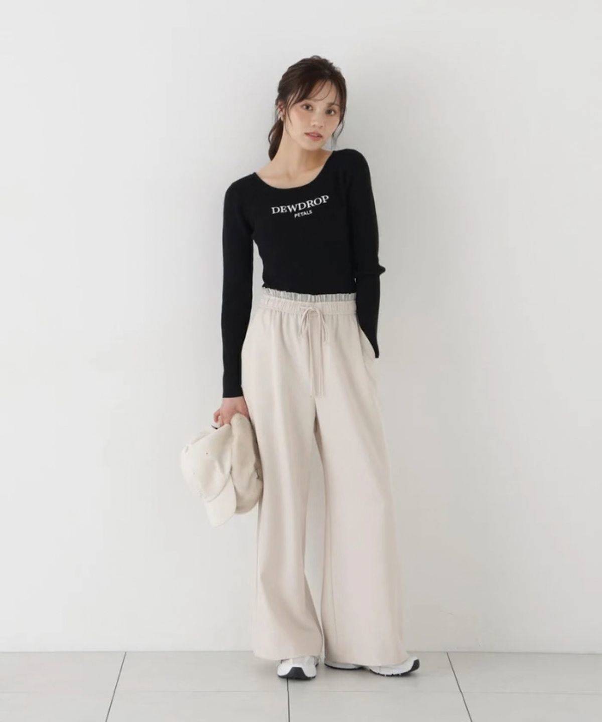 PROPORTION BODY DRESSING ＜a/mie＞フリルイージーパンツ