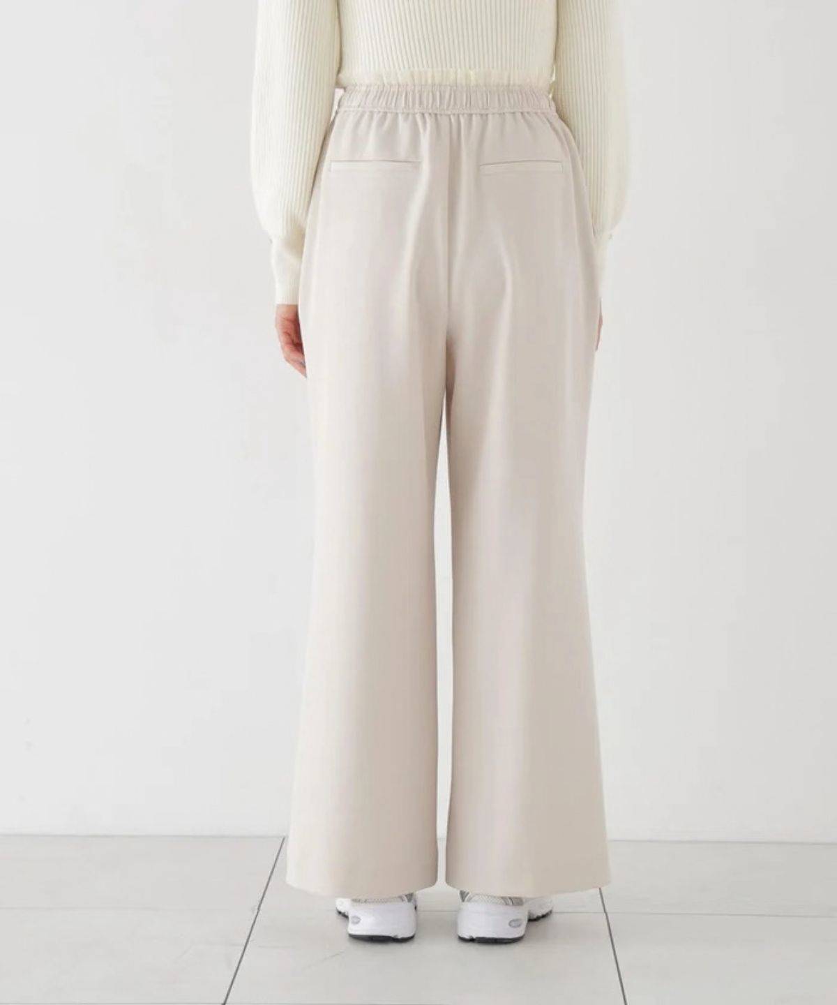 PROPORTION BODY DRESSING ＜a/mie＞フリルイージーパンツ