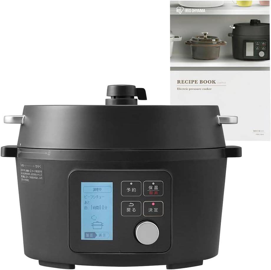 アイリスオーヤマ 電気圧力鍋 4L 3~4人用