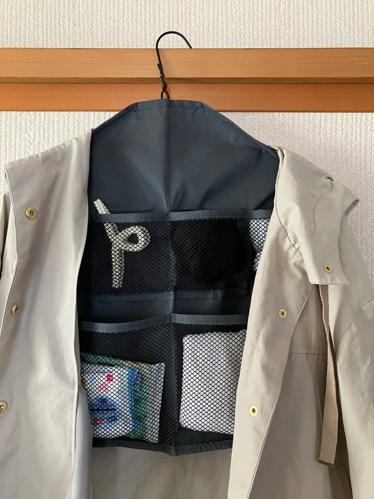 セリア:ハンガーに付ける小物収納