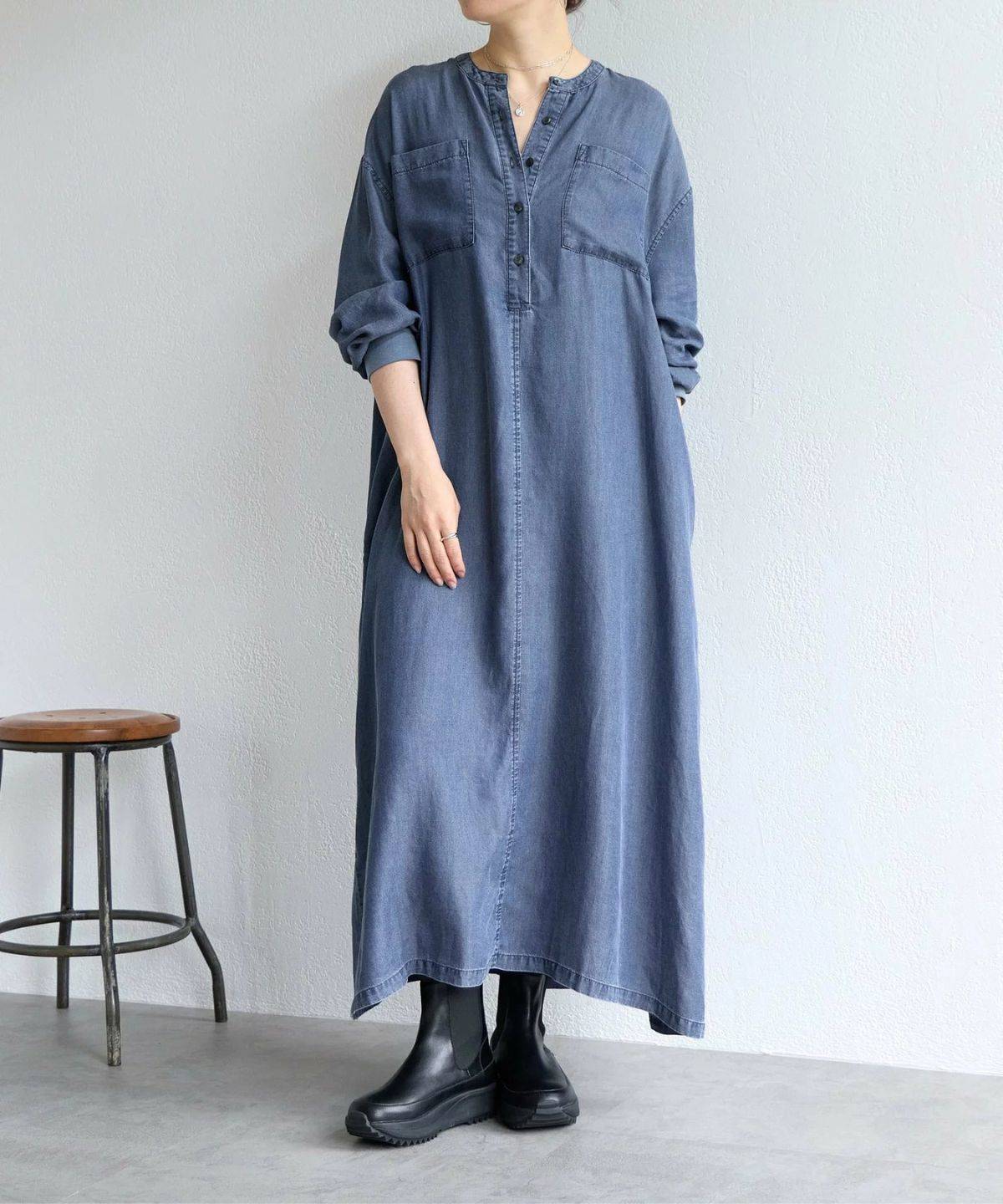 BEARDSLEY デニムシャツワンピ