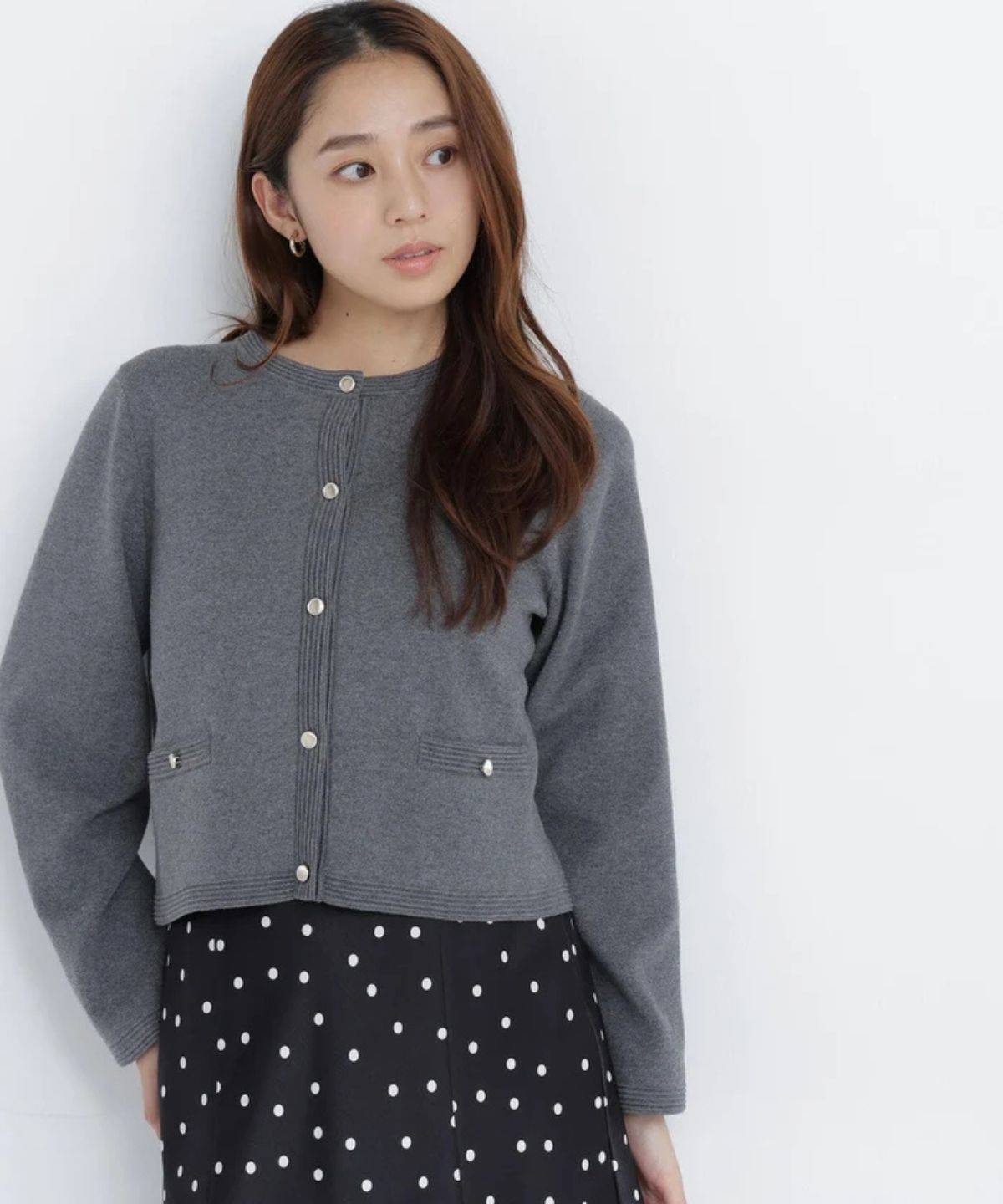 NATURAL BEAUTY BASIC シルクブレンドカーディガン