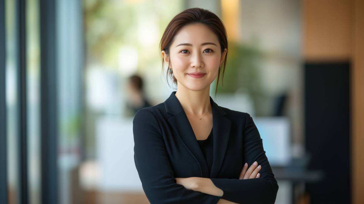 スーツ姿の女性