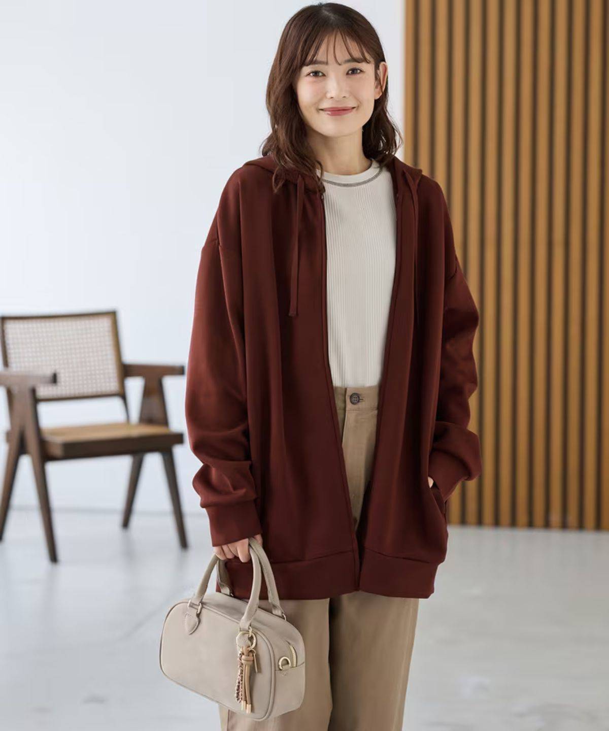 Honeys ゆるロングパーカー