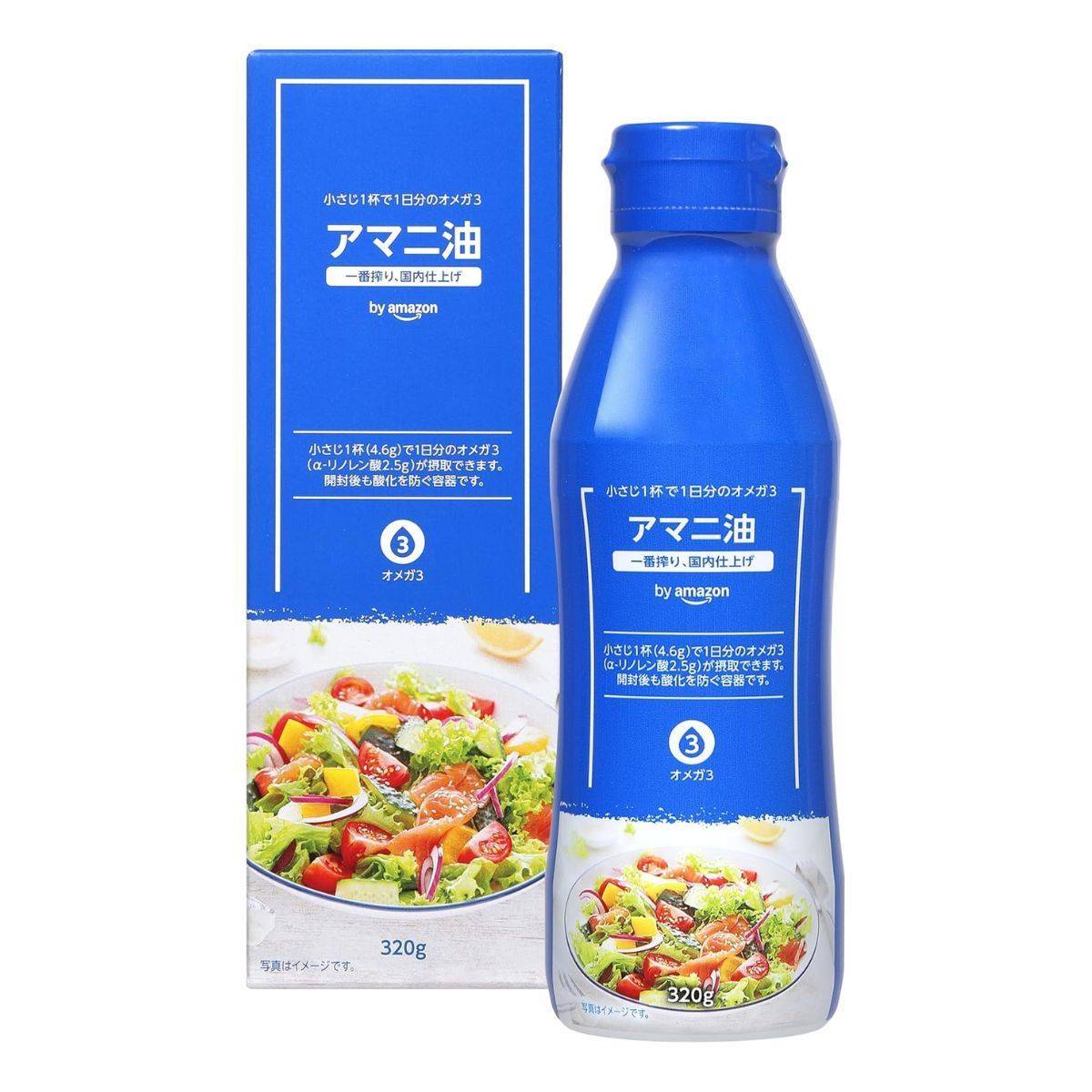 by Amazon 日清オイリオ アマニ油 フレッシュキープボトル 320g
