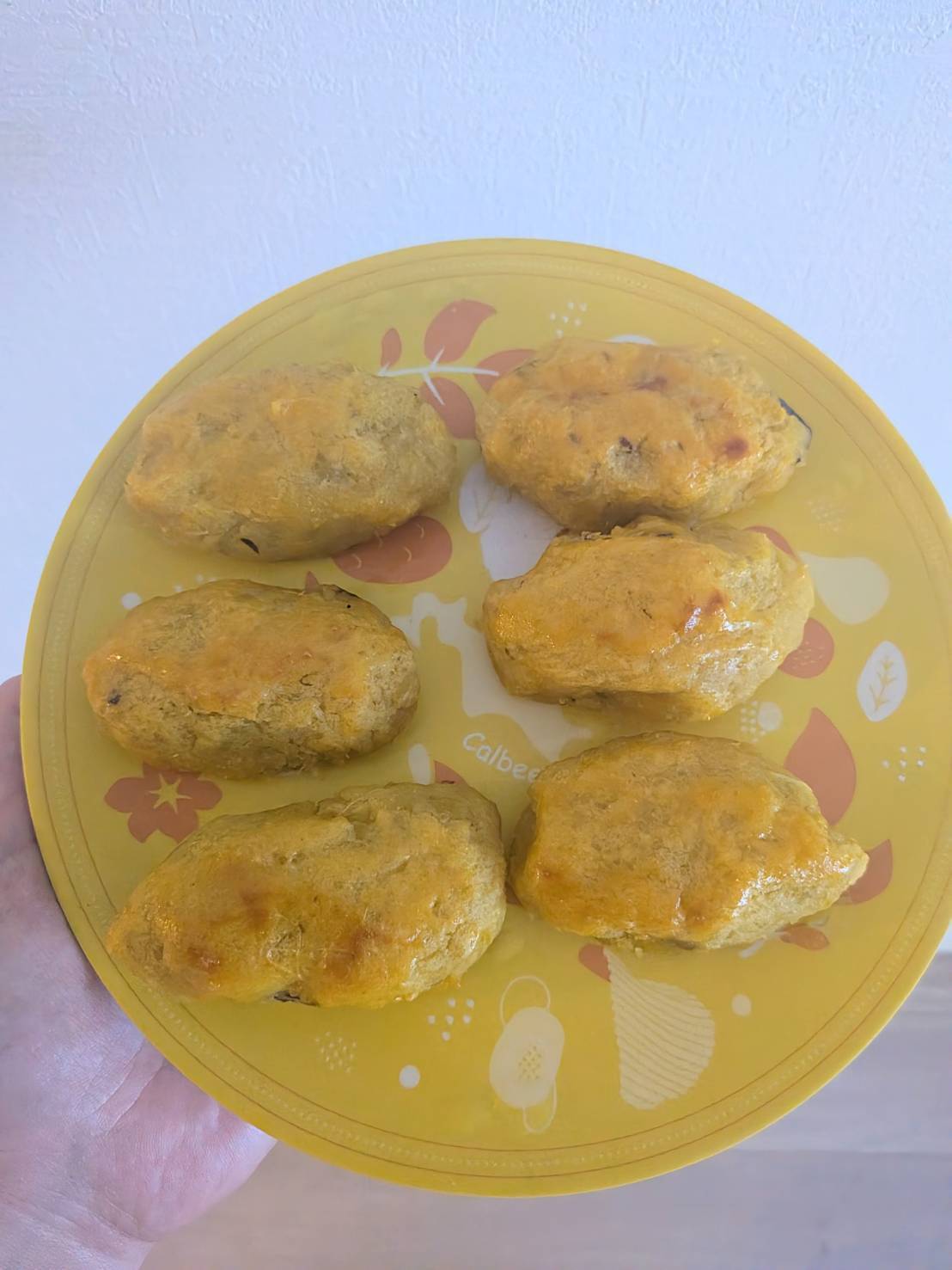 できあがったスイートポテト