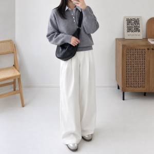 【2026年10月】とんでもなく大人可愛い……。秋のワイドパンツコーデ5選