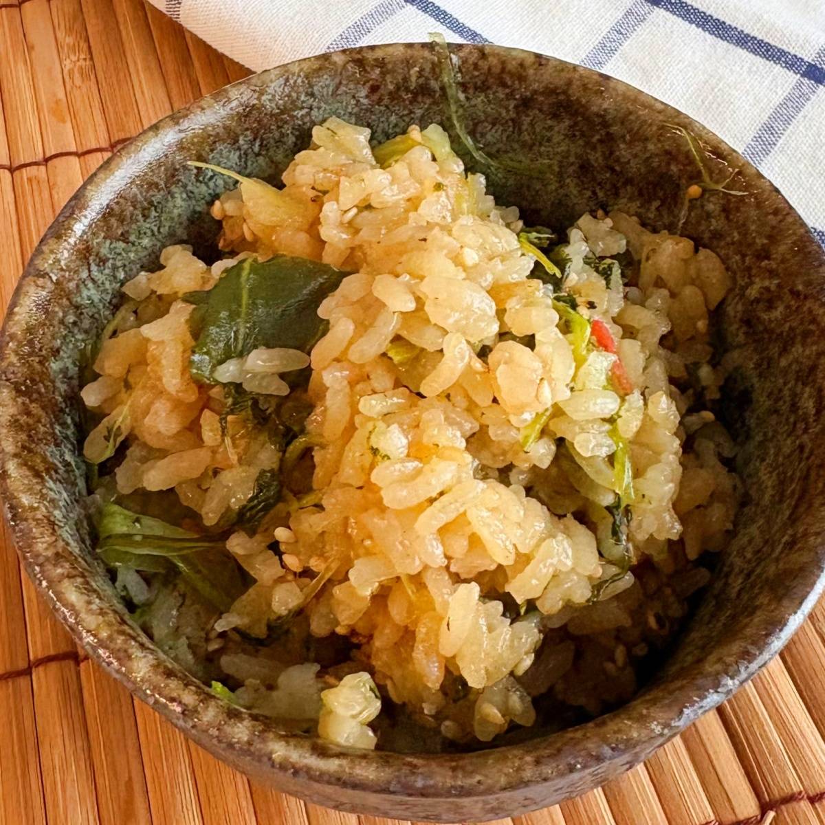 JAグループ公式の「小松菜ごはん」のレシピ