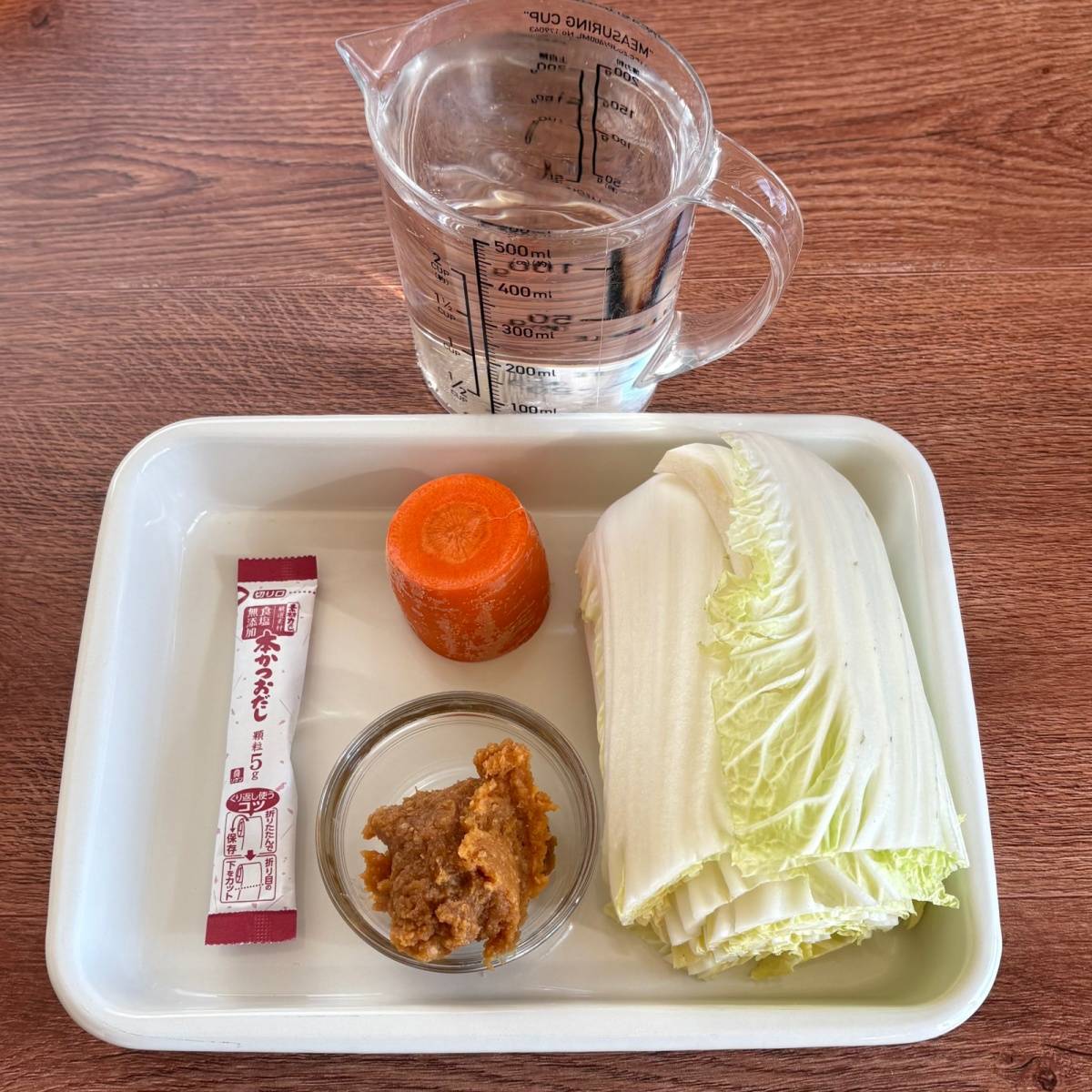 JAグループ公式の「キャベツと白菜人参の炒め味噌汁」レシピ