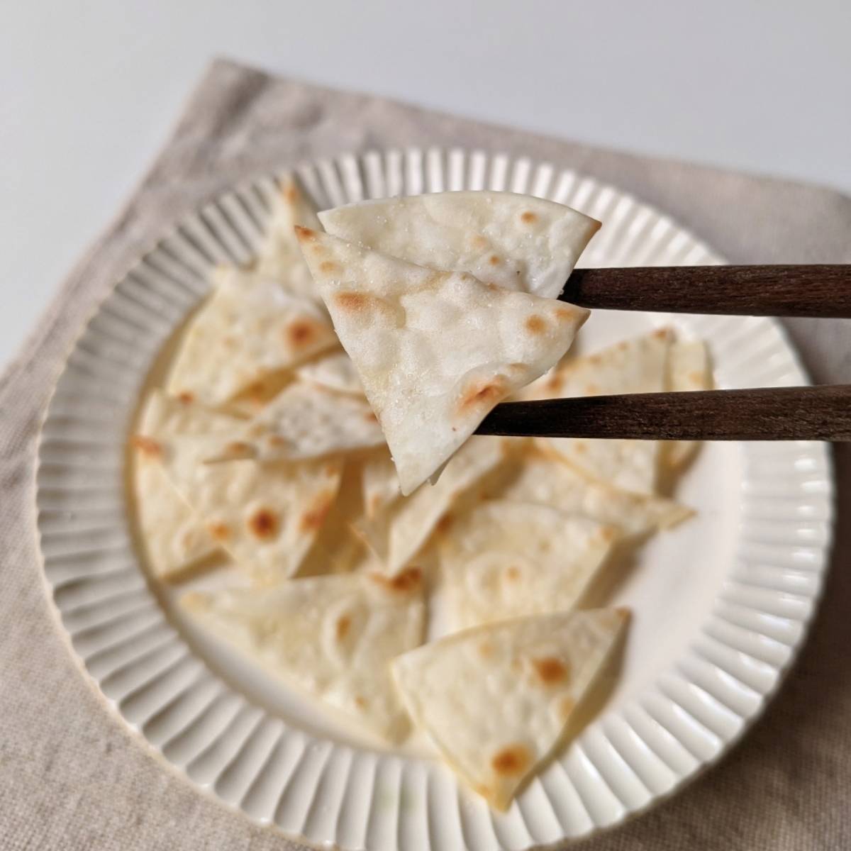 モランボン公式の「餃子チップス」のレシピ