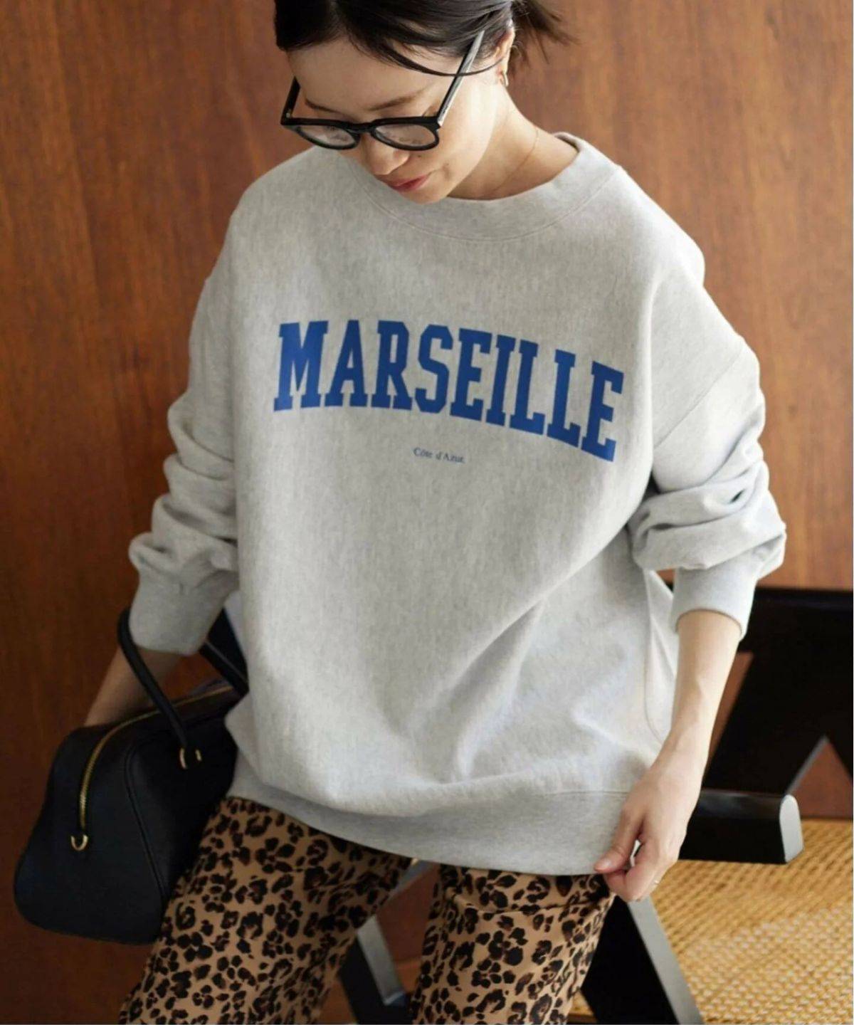 SLOBE IENA MARSEILLEロゴスウェット