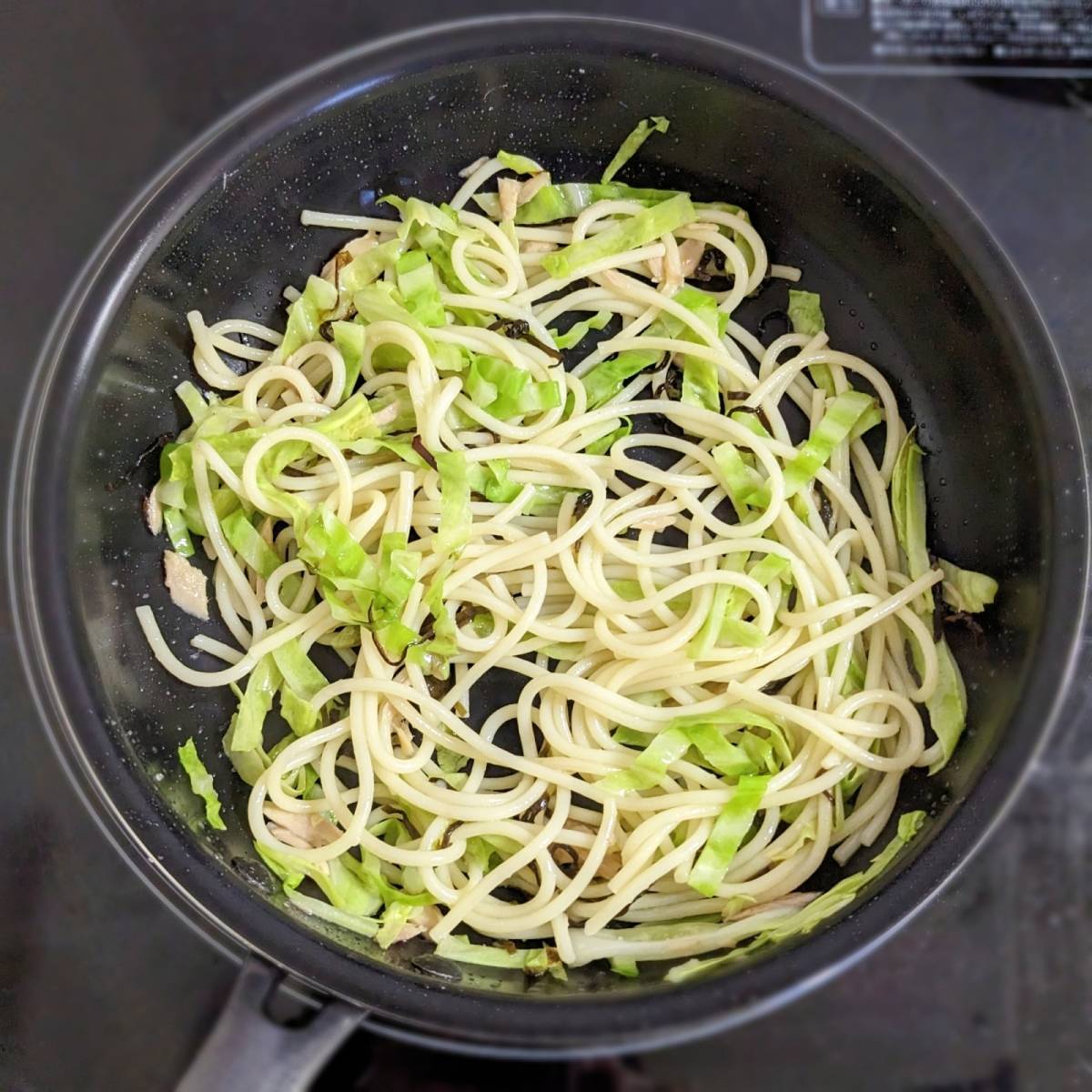 ふじっ子公式の「キャベツとツナのふじっ子パスタ【業務用】」のレシピ